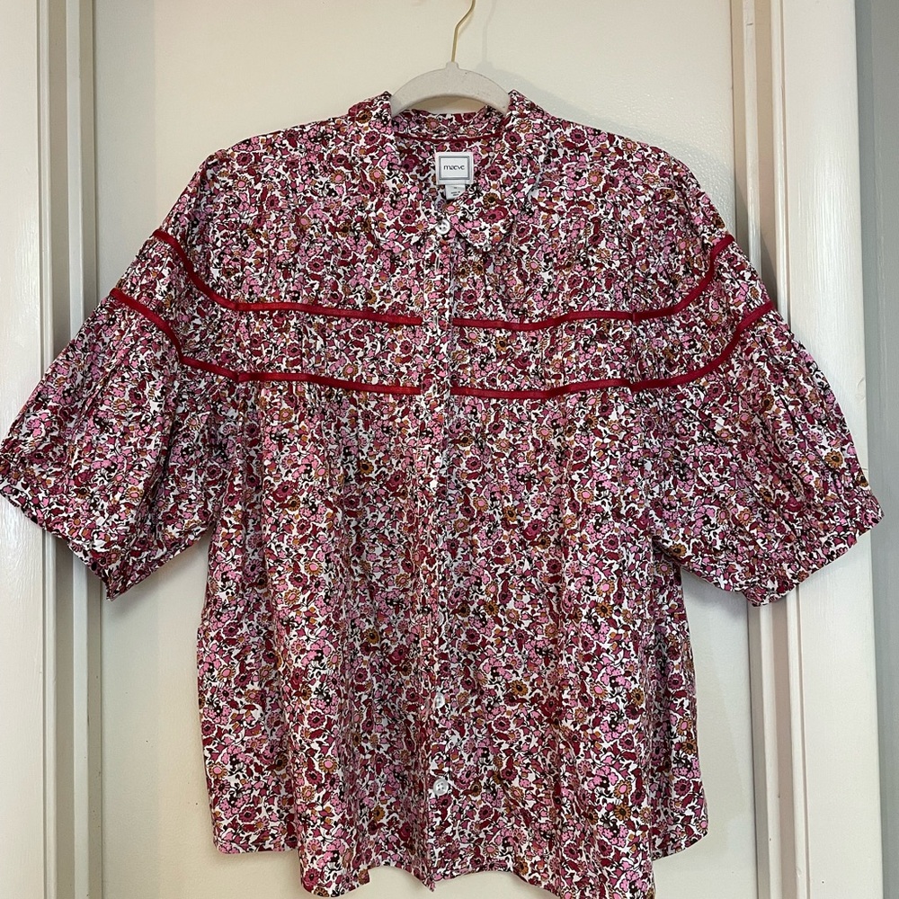 Anthropologie ~ Meave Floral Blouse